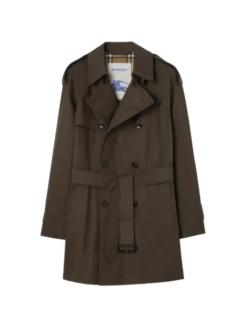 Burberry mid-length gabardine Leadenham trench coat