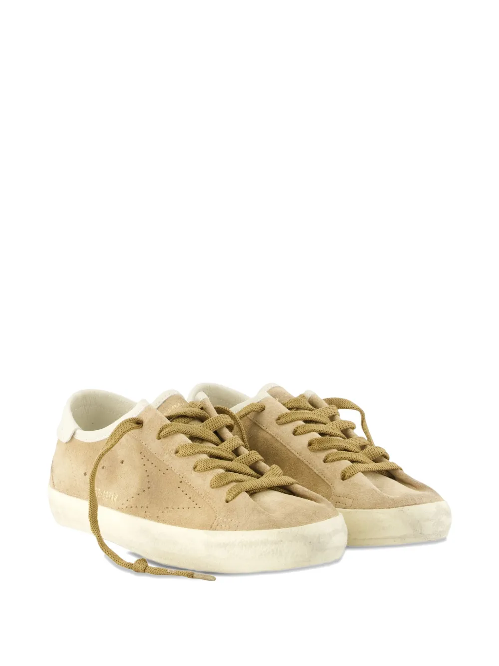 Golden Goose Super-Star suede sneakers Beige