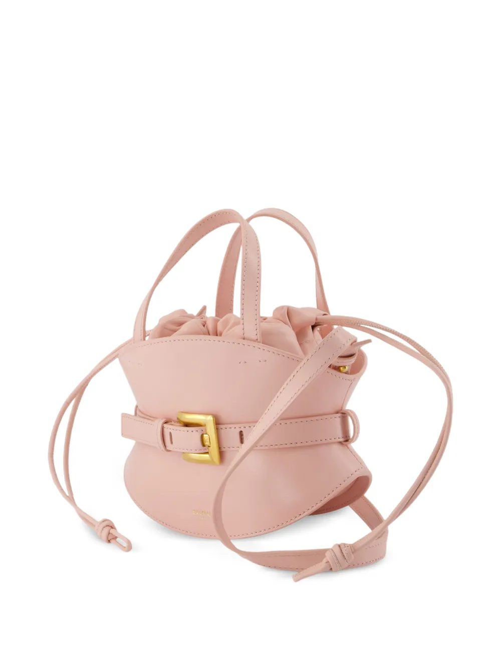 Balmain Kleine Shuffle leren shopper met gesp Roze