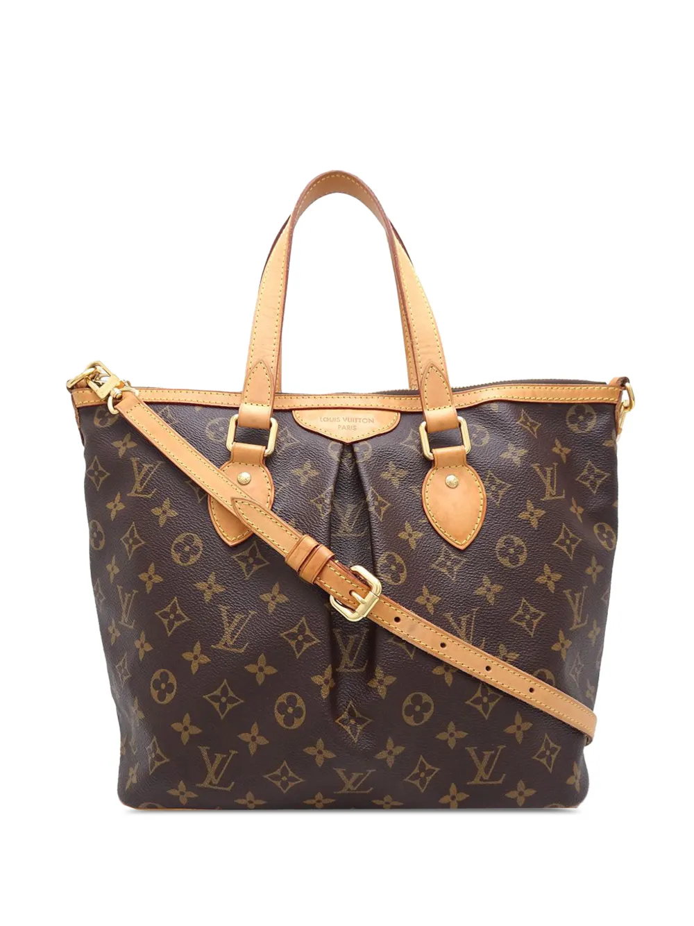 Louis Vuitton Pre-Owned 2012 Monogram Palermo PM satchel - Braun