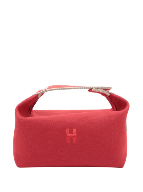 Hermès Pre-Owned 2021-2026 Large Toile Bride A Brac Case vanity bag