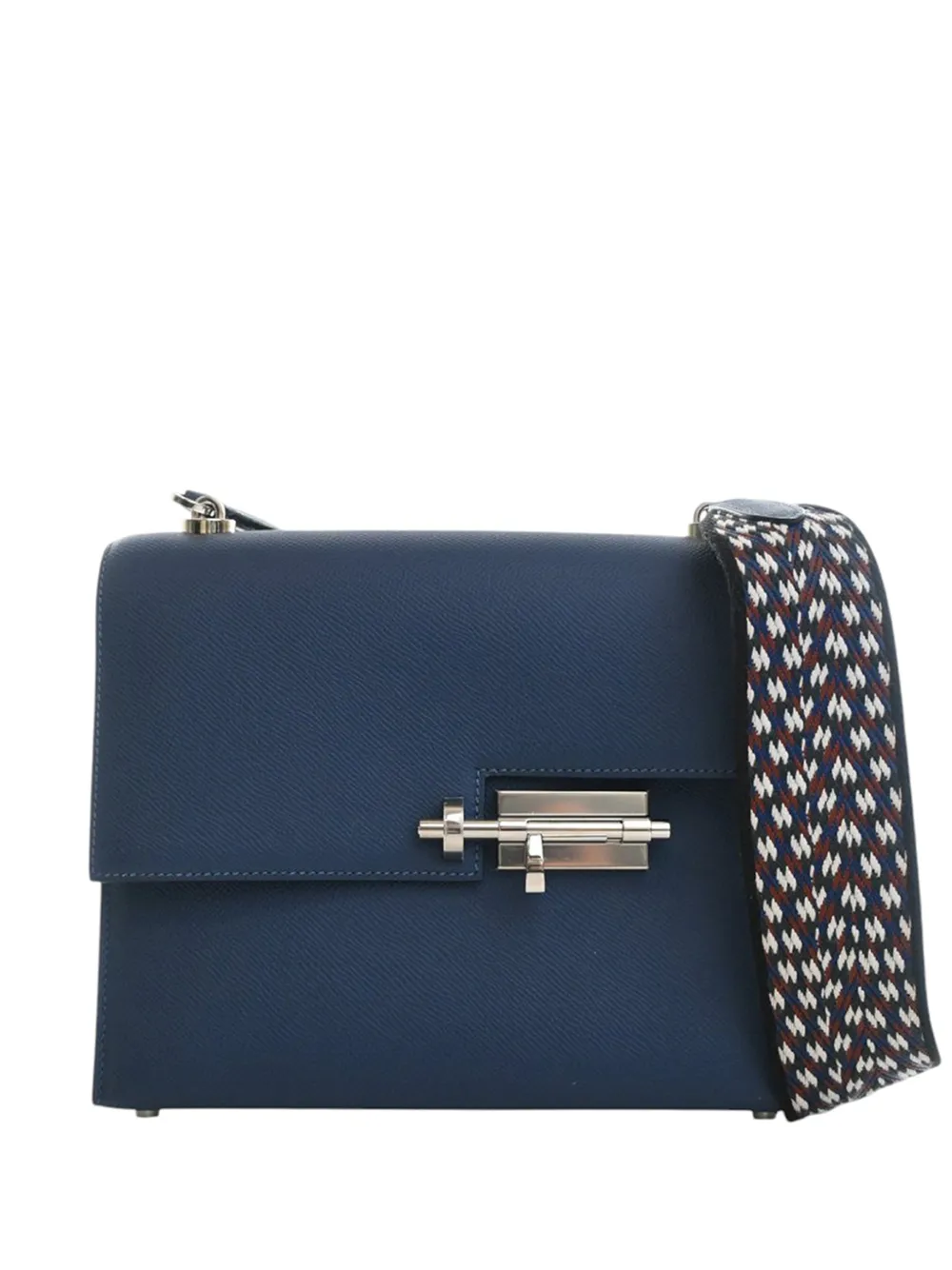 Hermès Pre-Owned 2019 Epsom Verrou 23 shoulder bag - Blu