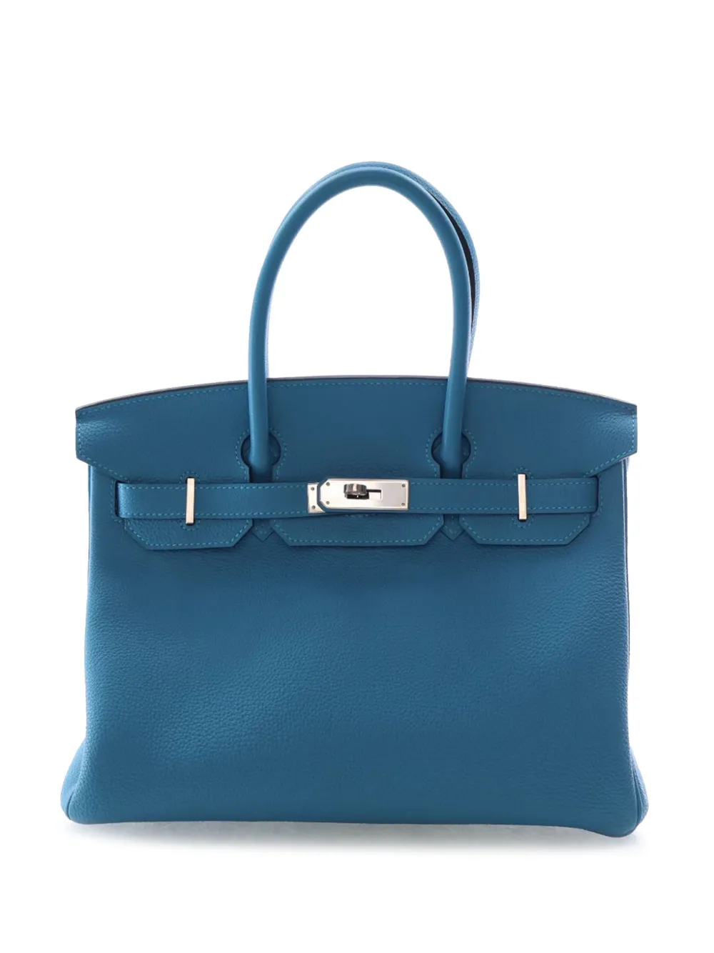 Hermès Pre-Owned 2014 Togo Birkin Retourne 30 handbag - Blue