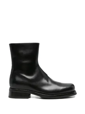 OUR LEGACY Daimono ジップ レザーブーツ | ブラック | FARFETCH JP