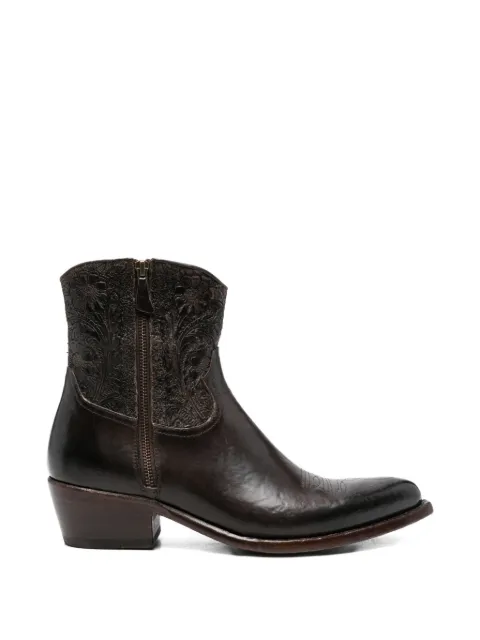 ERALDO floral-embossed boots
