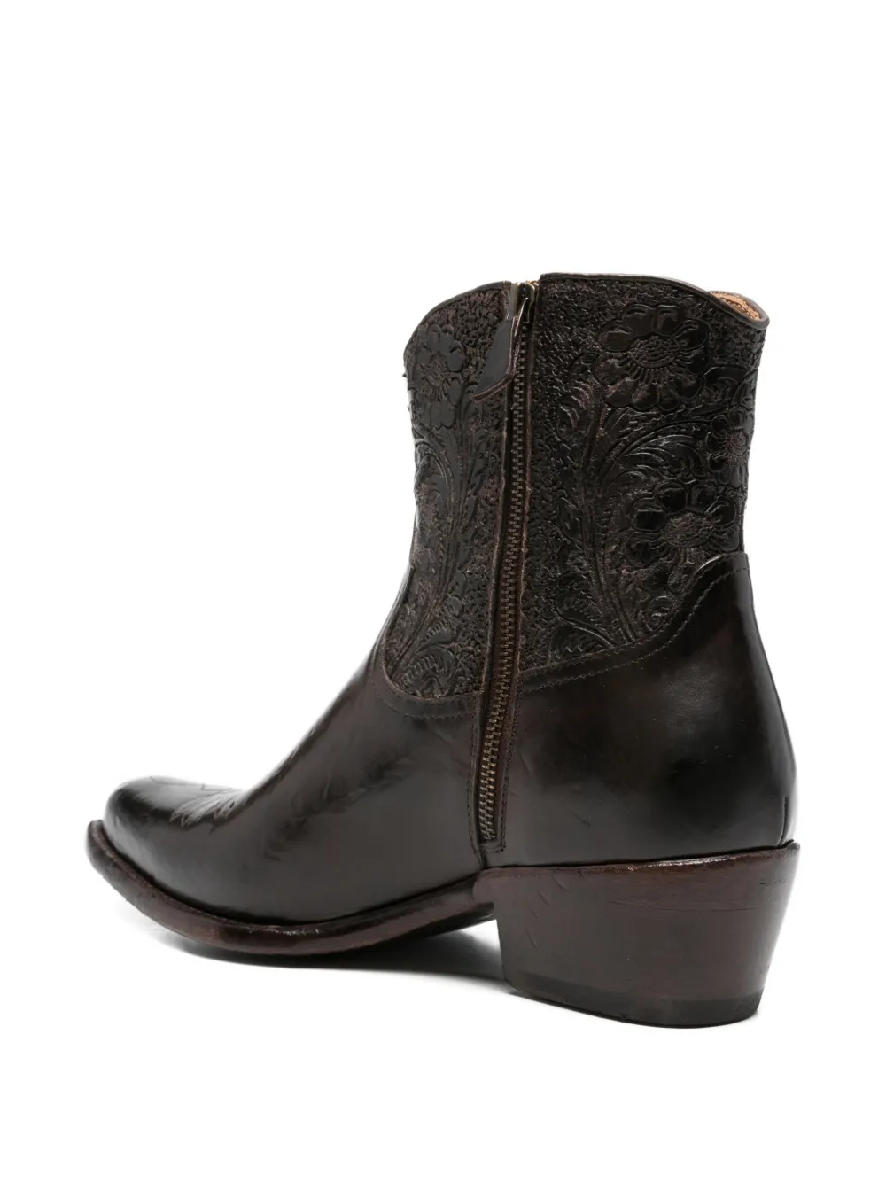 ERALDO floral-embossed boots Bruin