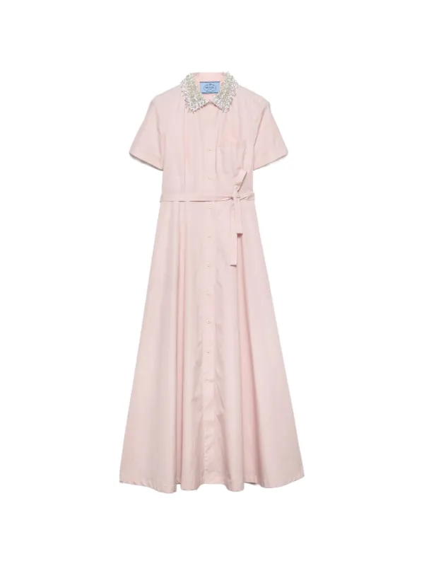 prada shirt dress Logo-patch in Black Dry clean or professional cleaning recommended I LOVE Prada denim dresses
