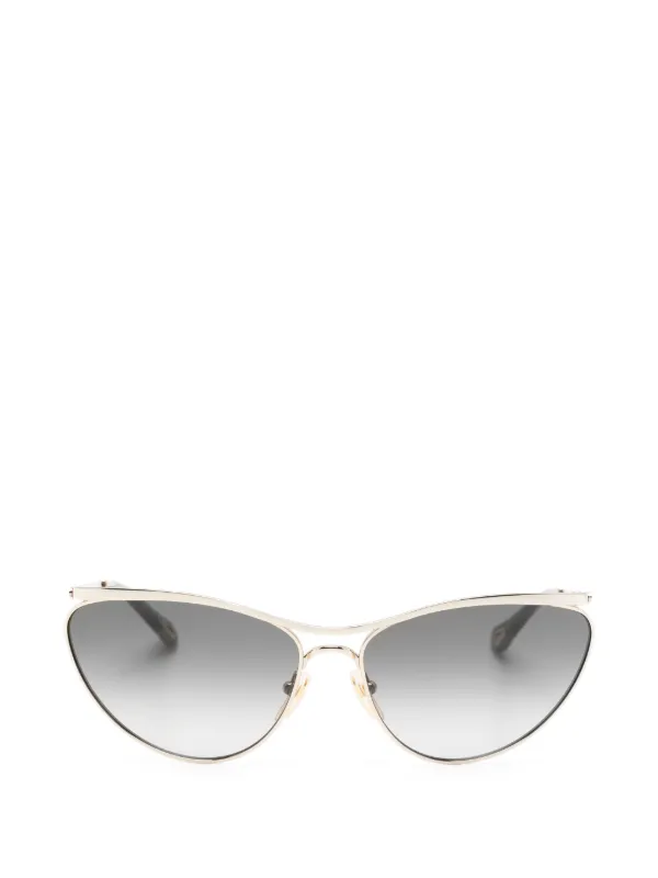 Chloé Eyewear キャットアイ サングラス | ゴールドトーン | FARFETCH JP