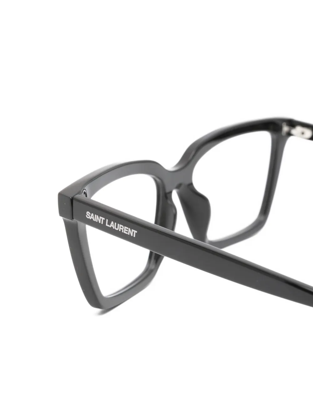 Saint Laurent Eyewear Bril met rechthoekig montuur Zwart