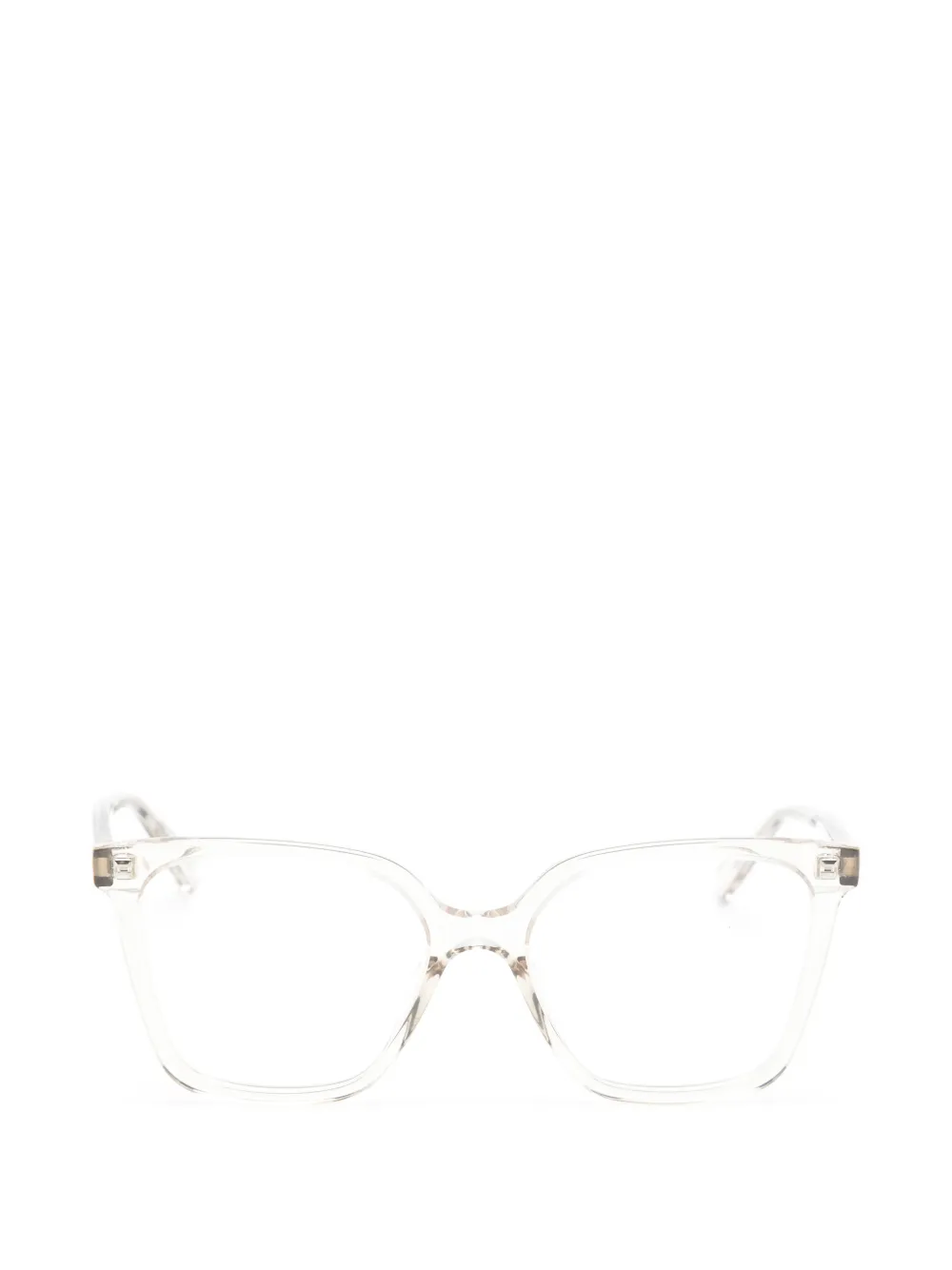 Saint Laurent Eyewear square-frame glasses - Nude