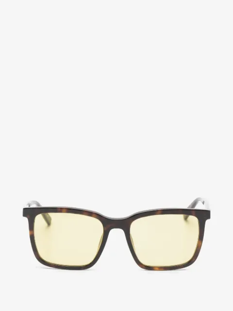 Saint Laurent Eyewear tortoiseshell-effect square-frame sunglasses