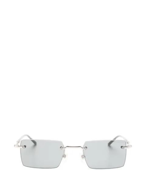 Montblanc rimless rectangle-frame sunglasses
