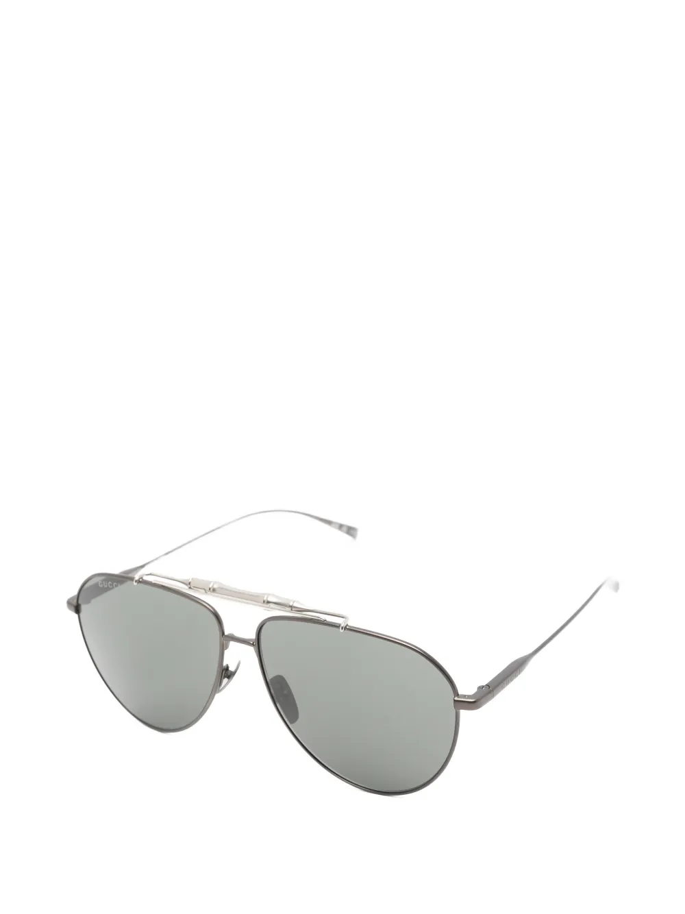 Gucci Eyewear Zonnebril met piloten montuur Grijs