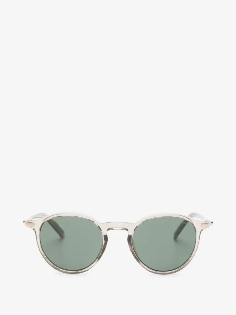 Montblanc round-frame logo-detail sunglasses