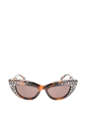 Gucci Eyewear GG ラインストーン サングラス | ニュートラル