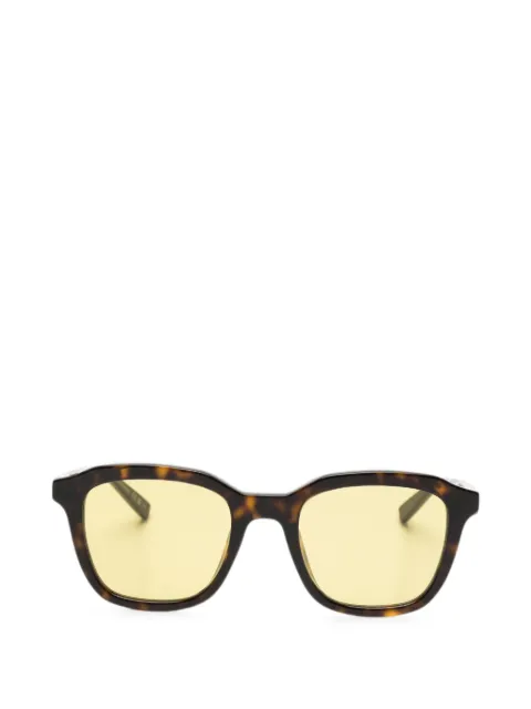 Saint Laurent Eyewear tortoiseshell-effect square-frame sunglasses