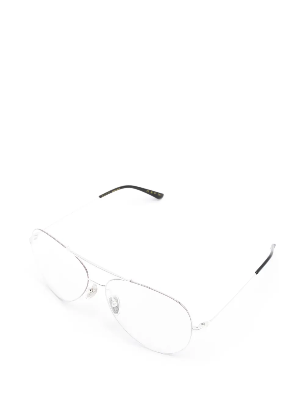 Gucci Eyewear Zonnebril met piloten montuur Zilver