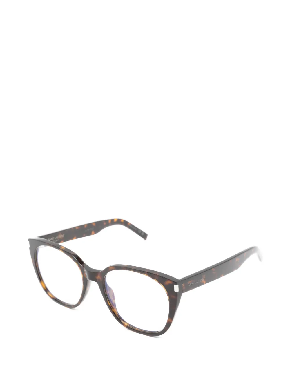 Saint Laurent Eyewear Bril met cat-eye montuur Bruin