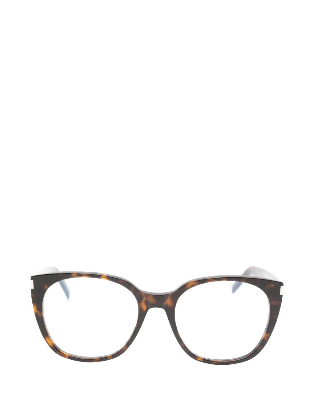 Saint Laurent Eyewear cat-eye frame glasses - Braun
