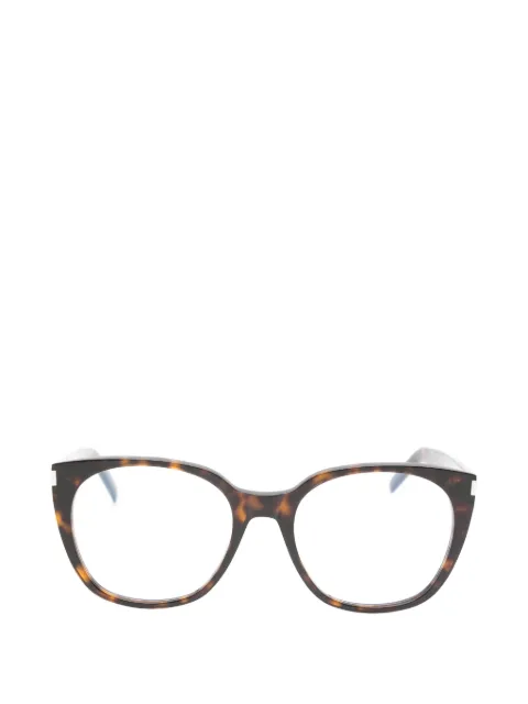 Saint Laurent Eyewear cat eye-glasögon med sköldpaddseffekt