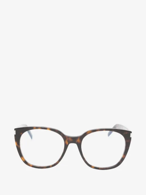 Saint Laurent Eyewear tortoiseshell-effect cat-eye glasses