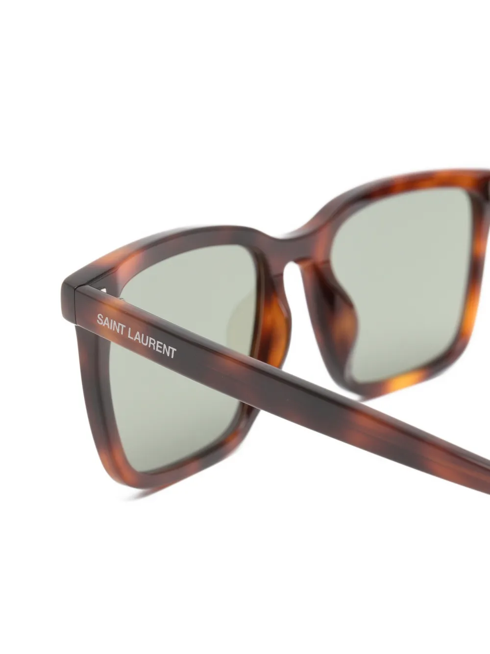 Saint Laurent Eyewear SL500 zonnebril met vierkant montuur Bruin