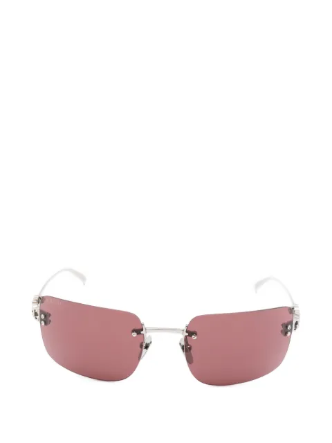 Gucci Eyewear logo-plaque rectangle-frame sunglasses