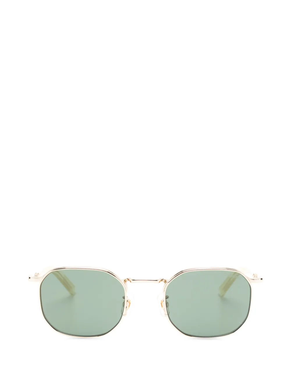 Montblanc geometric-frame sunglasses - Gold