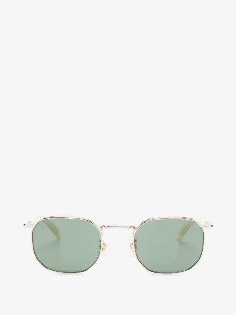 Montblanc geometric-frame sunglasses