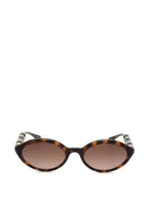 Miu Miu Eyewear キャットアイ サングラス | ブラウン | FARFETCH JP