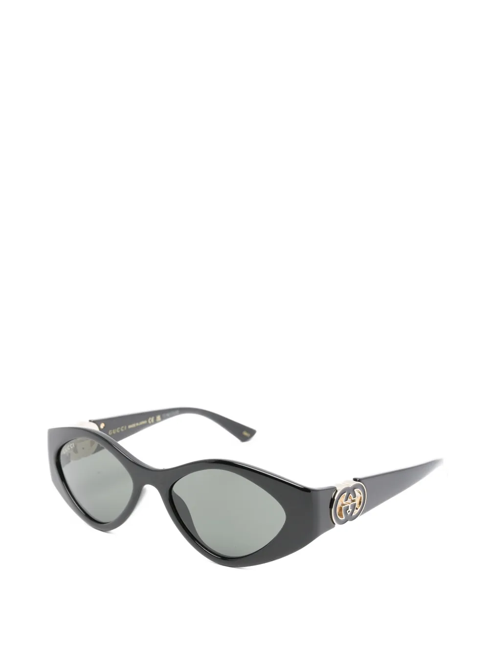 Gucci Eyewear Zonnebril met cat-eye montuur en GG-logo Zwart