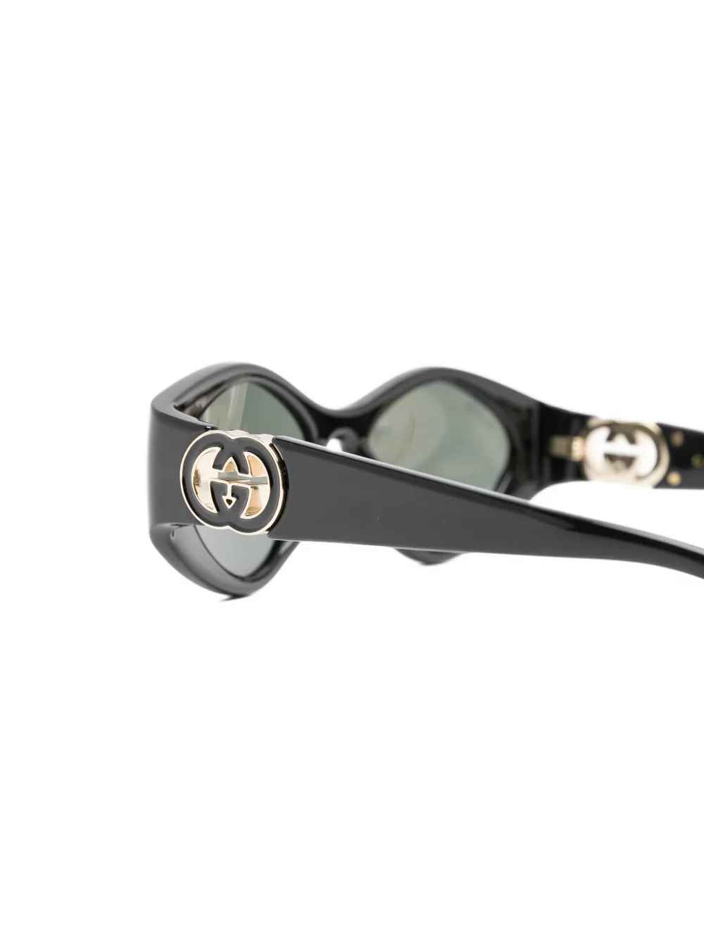 Gucci Eyewear Zonnebril met cat-eye montuur en GG-logo Zwart