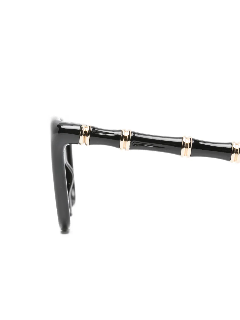 Gucci Eyewear Zonnebril met vierkant montuur Zwart