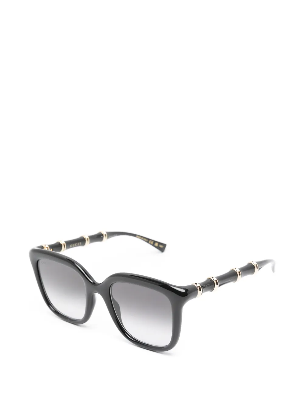 Gucci Eyewear Zonnebril met vierkant montuur Zwart
