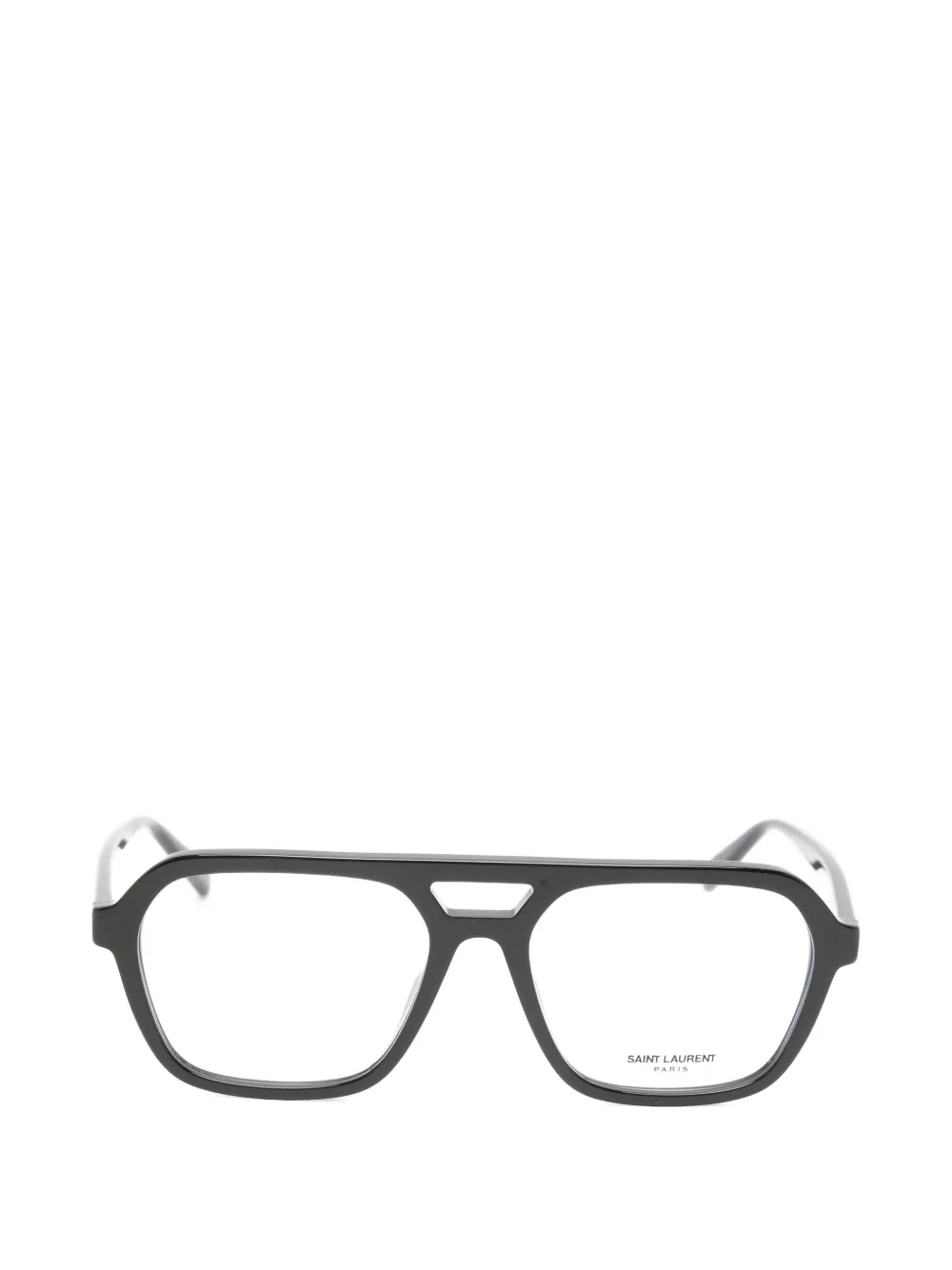 Saint Laurent Eyewear pilot-frame glasses - Schwarz