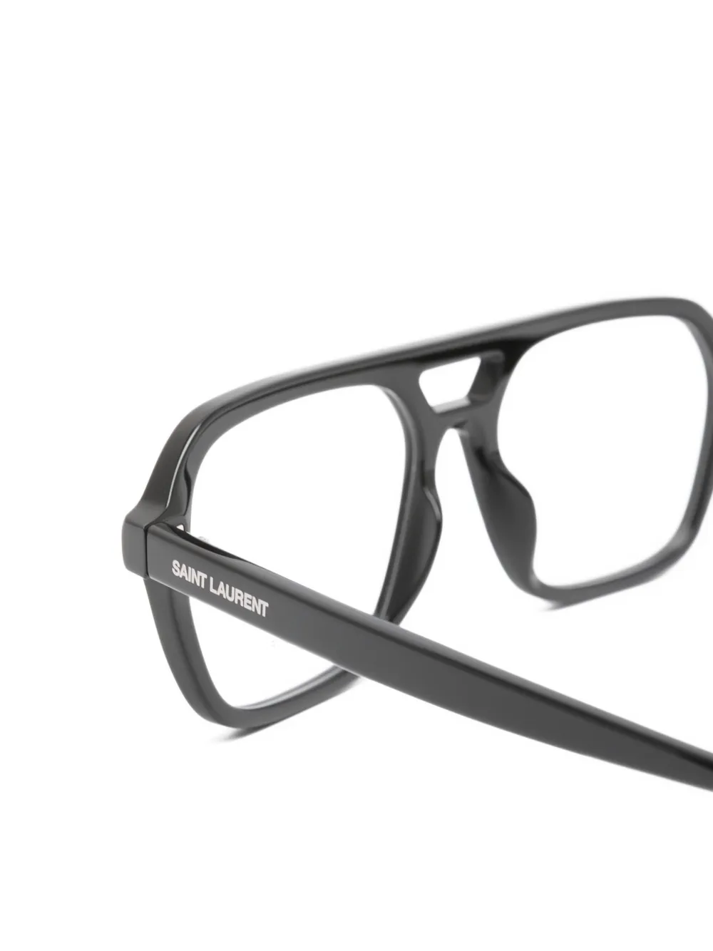 Saint Laurent Eyewear Bril met piloten montuur Zwart