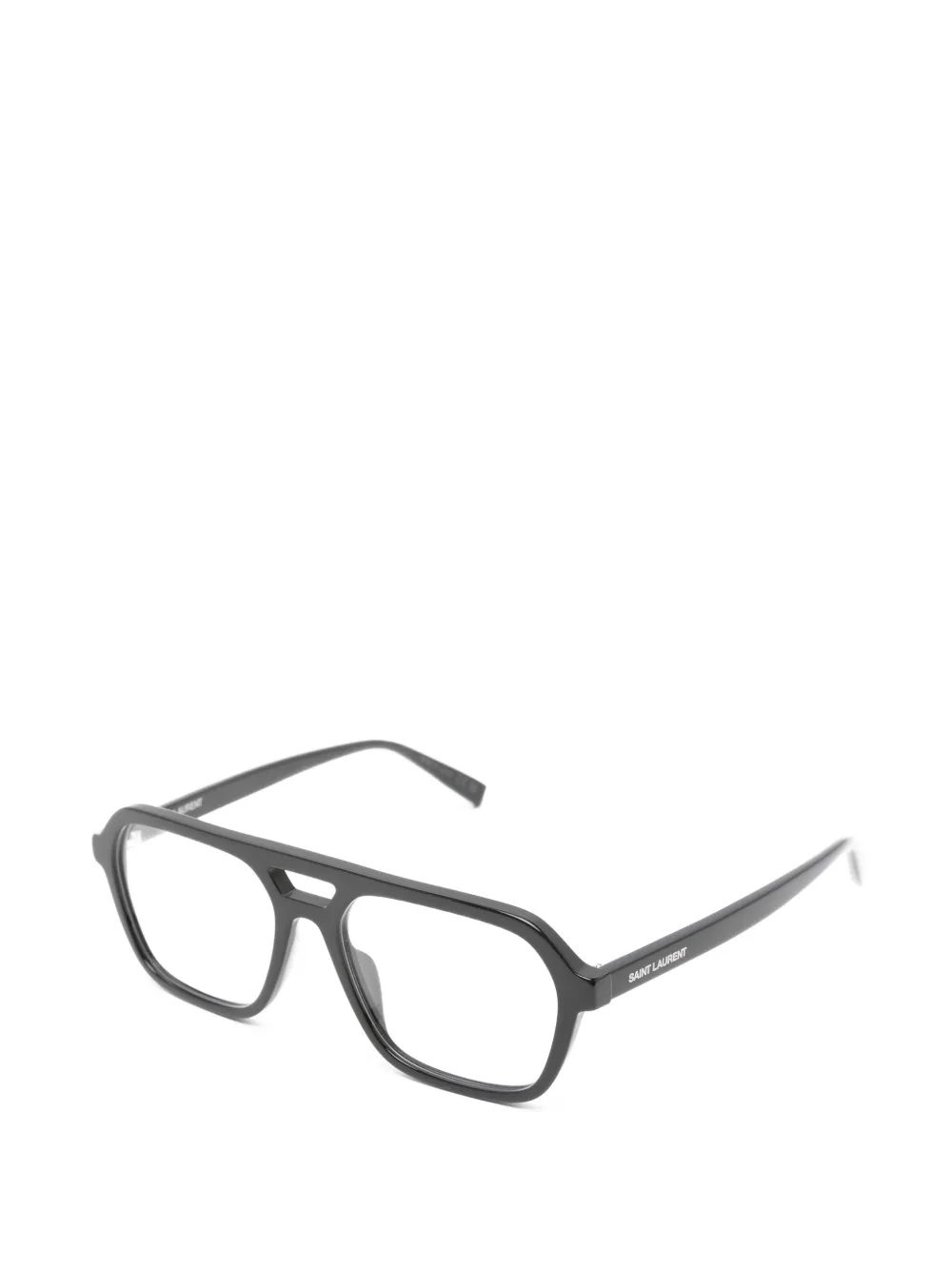 Saint Laurent Eyewear Bril met piloten montuur Zwart