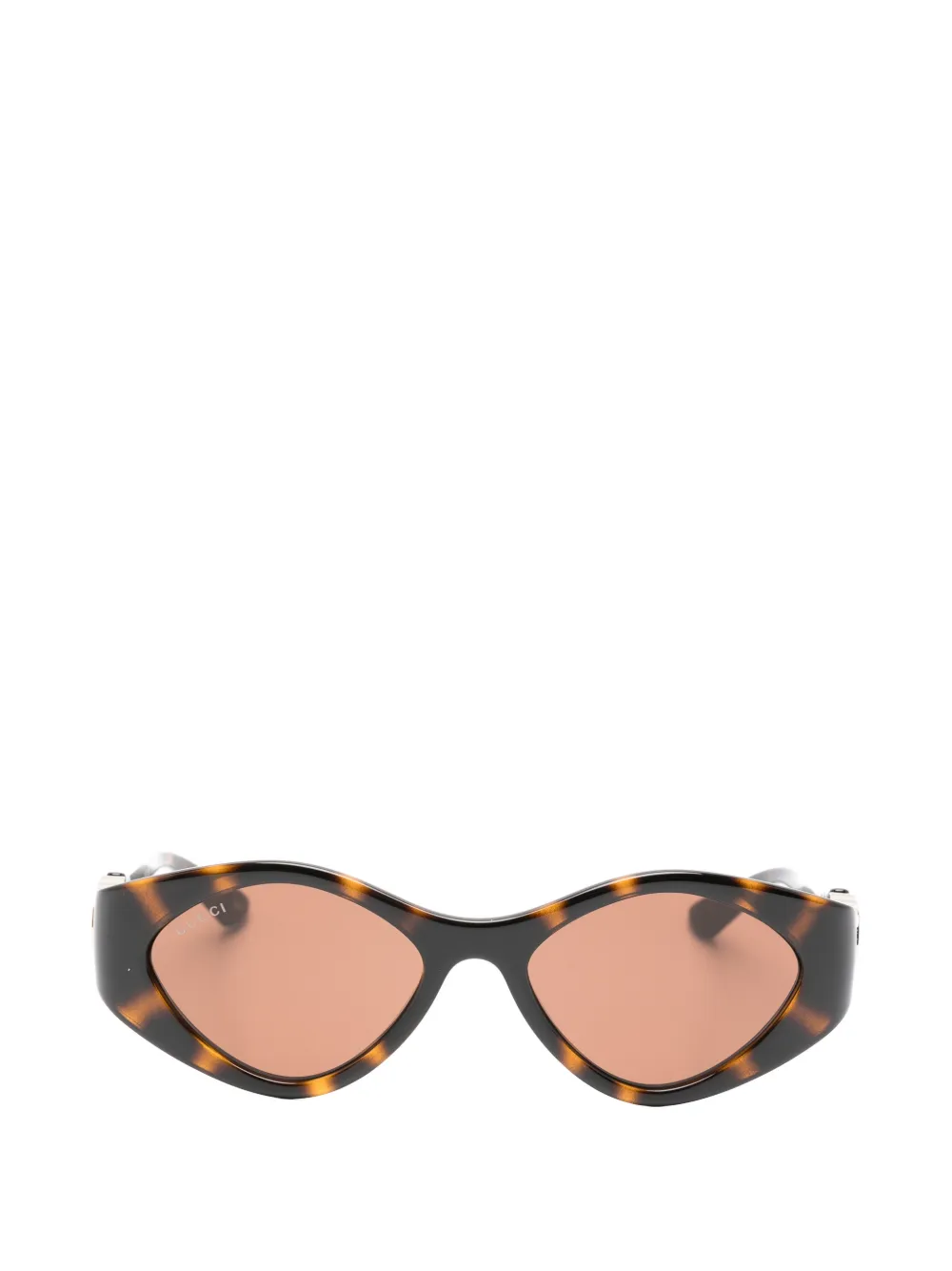 Gucci Eyewear Interlocking G cat-eye sunglasses - Marrone