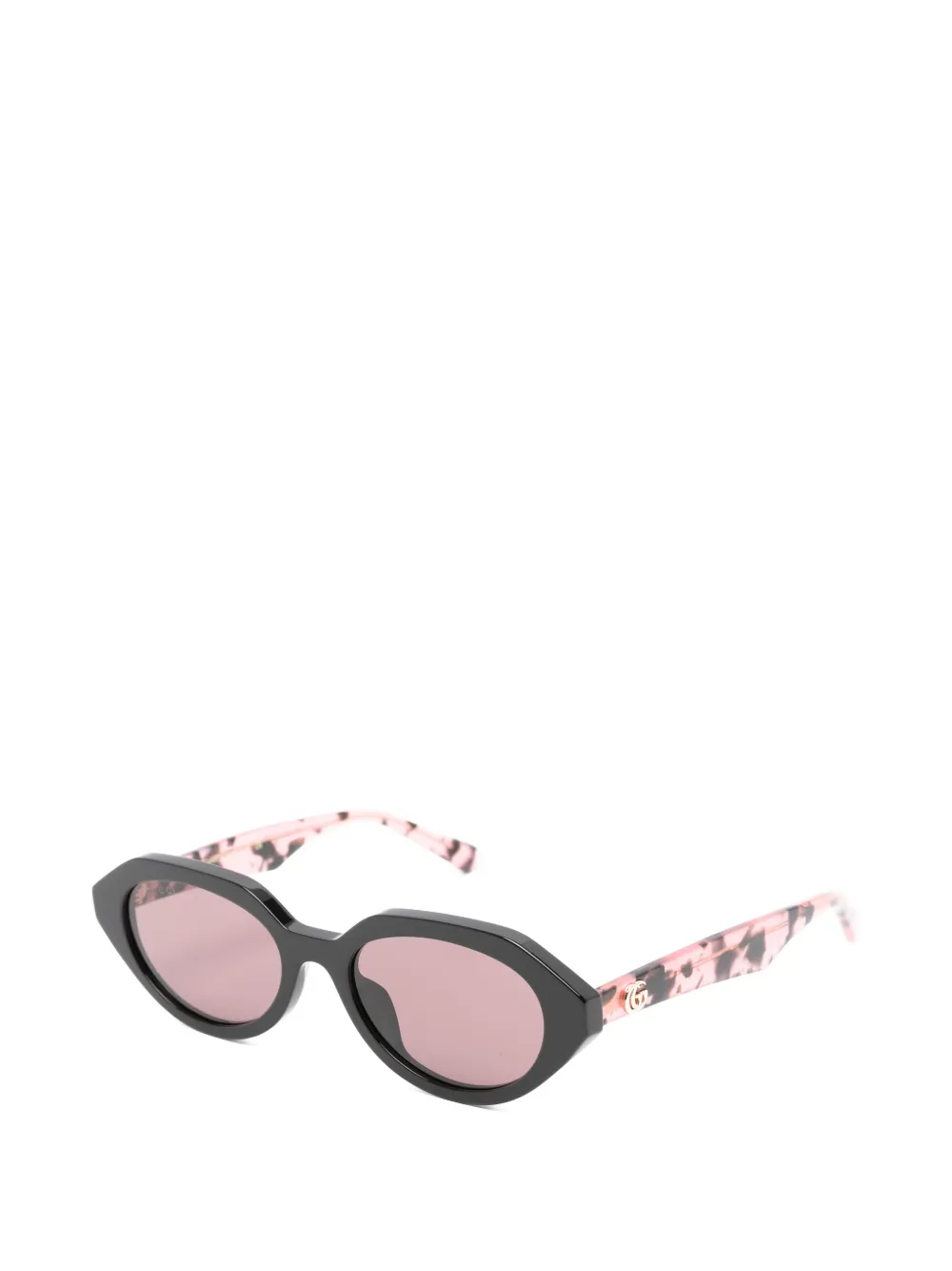 Gucci Eyewear GG zonnebril met geometrisch montuur Bruin