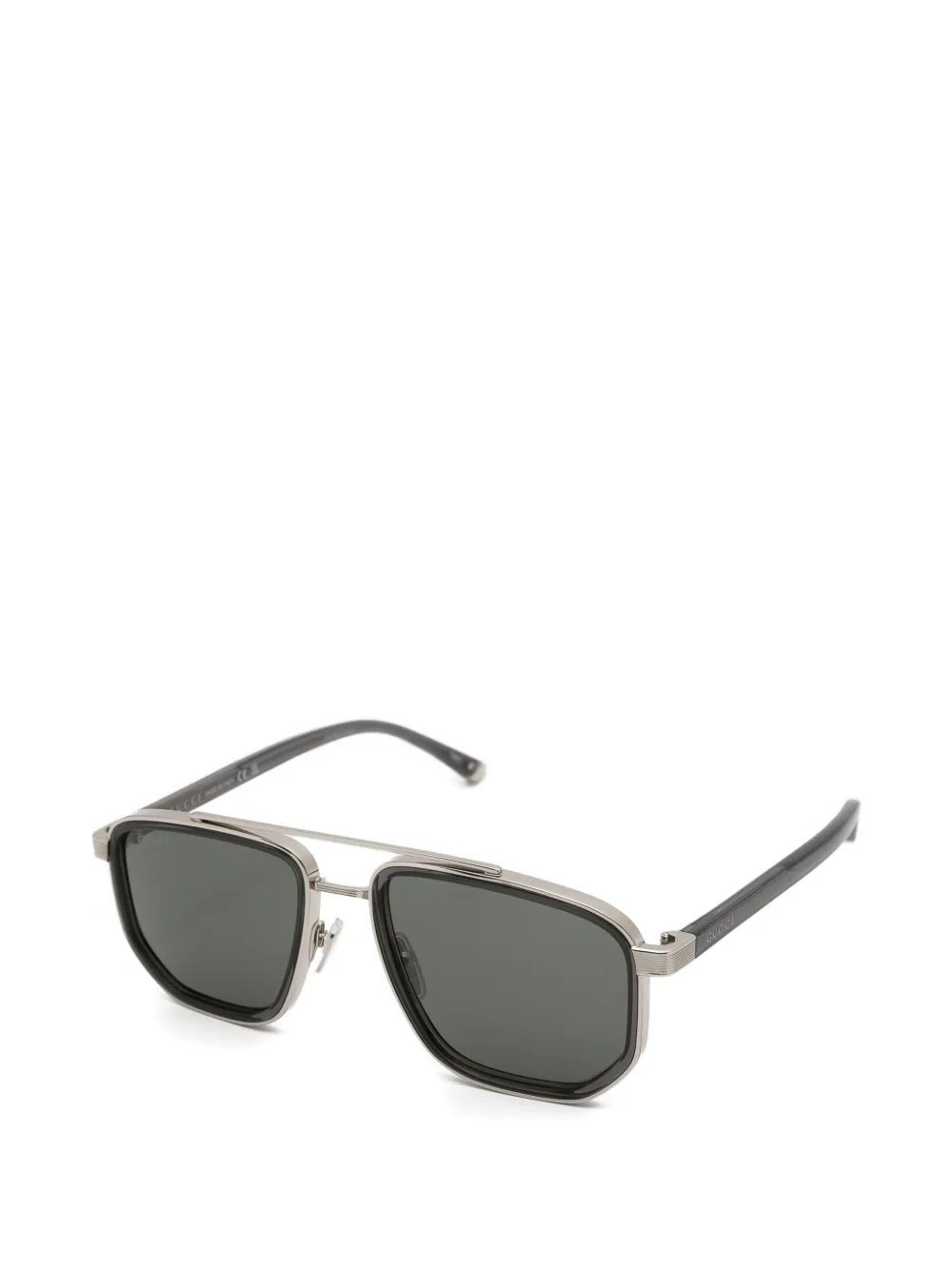 Gucci Eyewear Zonnebril met piloten montuur Grijs