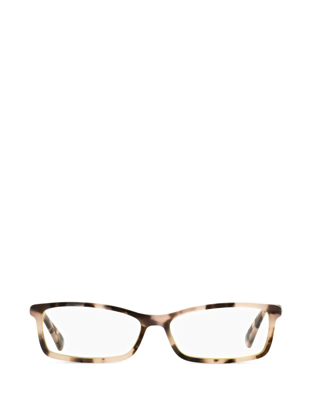 Jimmy Choo Eyewear crystal-embellished rectangle-frame glasses - Toni neutri