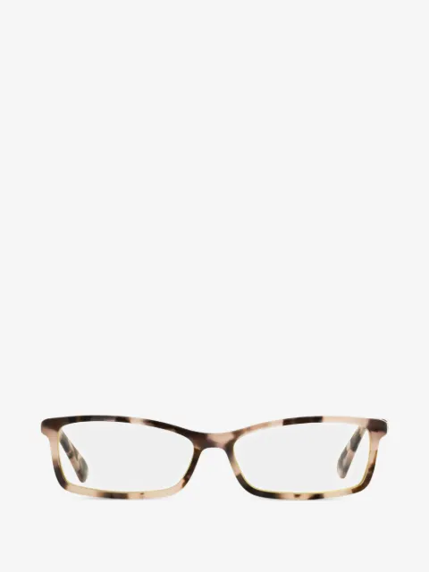 Jimmy Choo Eyewear crystal-embellished rectangle-frame glasses