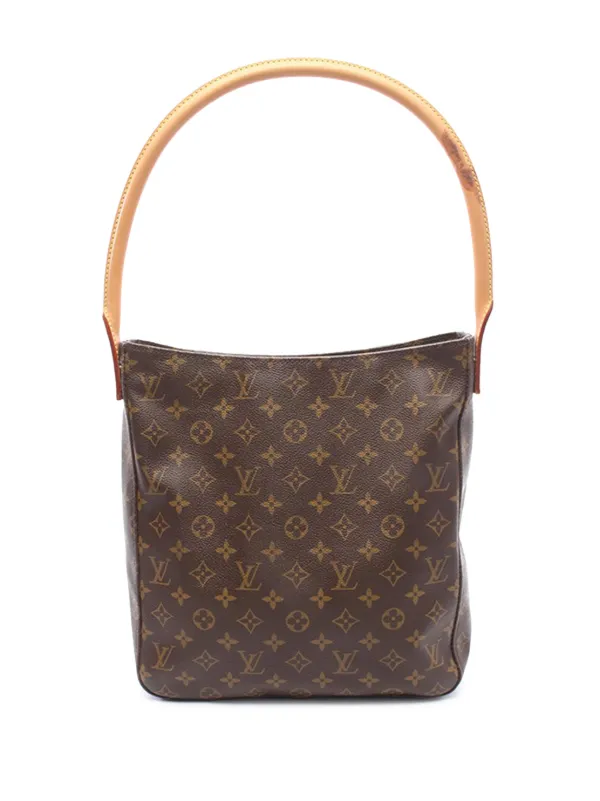 Louis Vuitton Pre-owned 2000 Monogram Looping GM Shoulder Bag in Brown