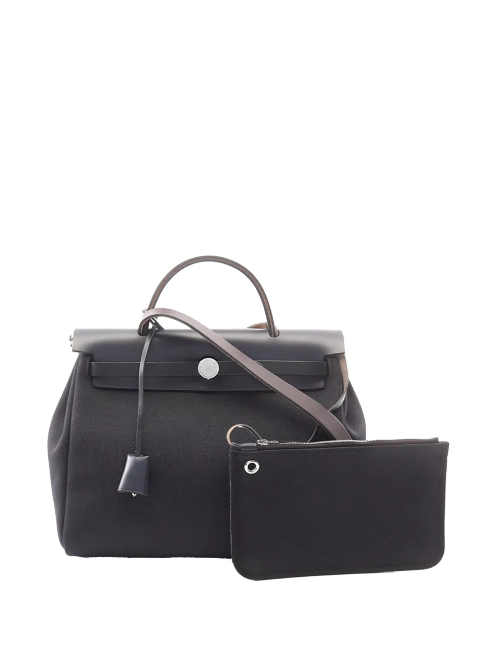 Hermès Pre-Owned 2020 Toile Herbag Zip 31 satchel - Nero