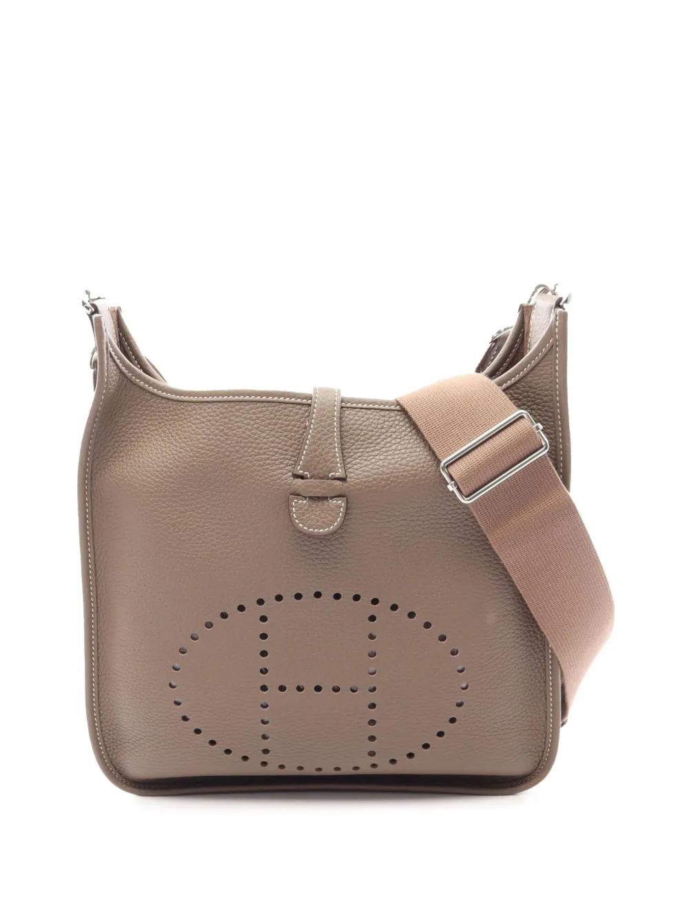 Hermès Pre-Owned 2025 Clemence Evelyne III PM crossbody bag - Marrone