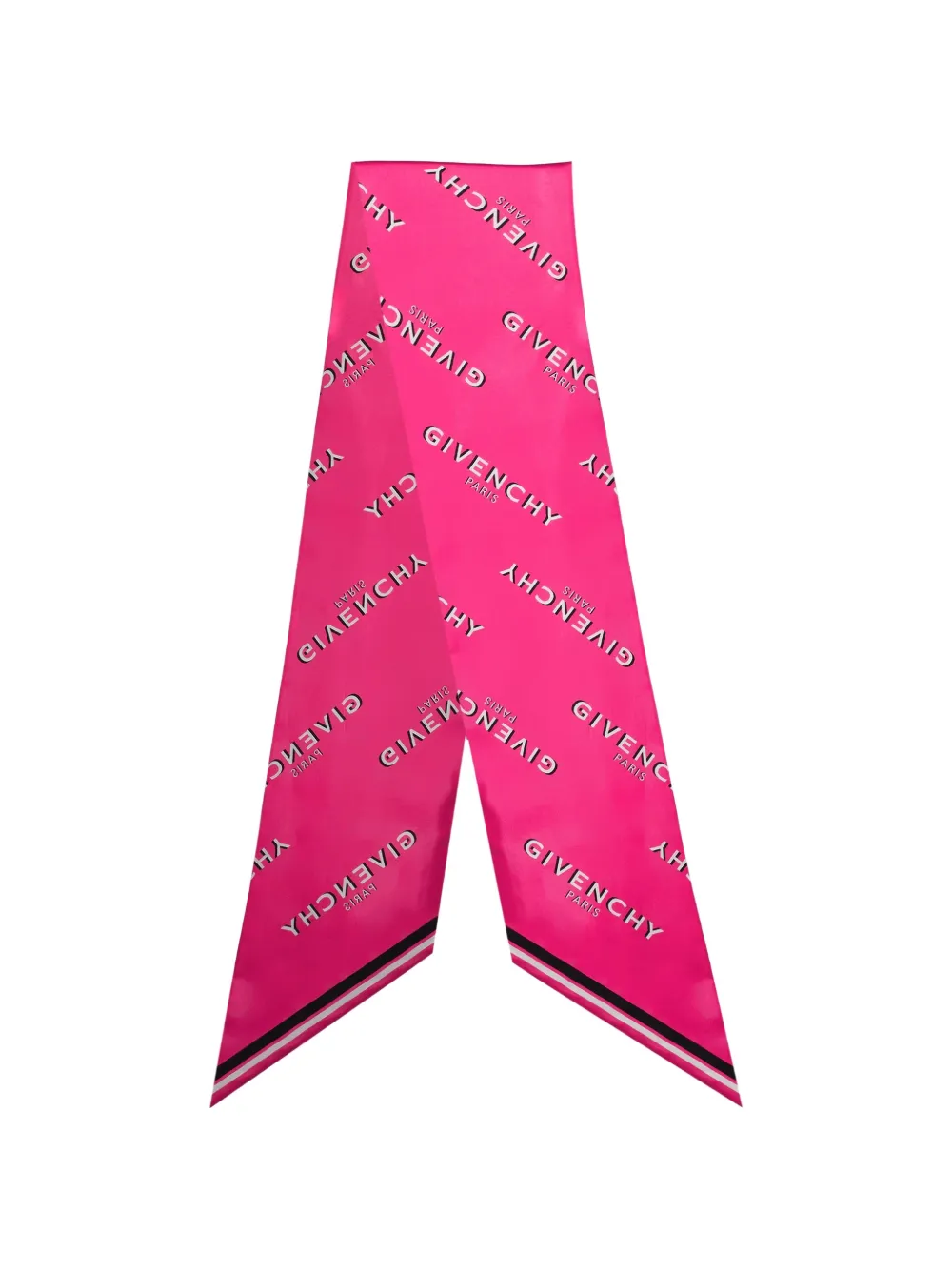 Givenchy maxi Shadow logo-print bandeau scarf - Rosa