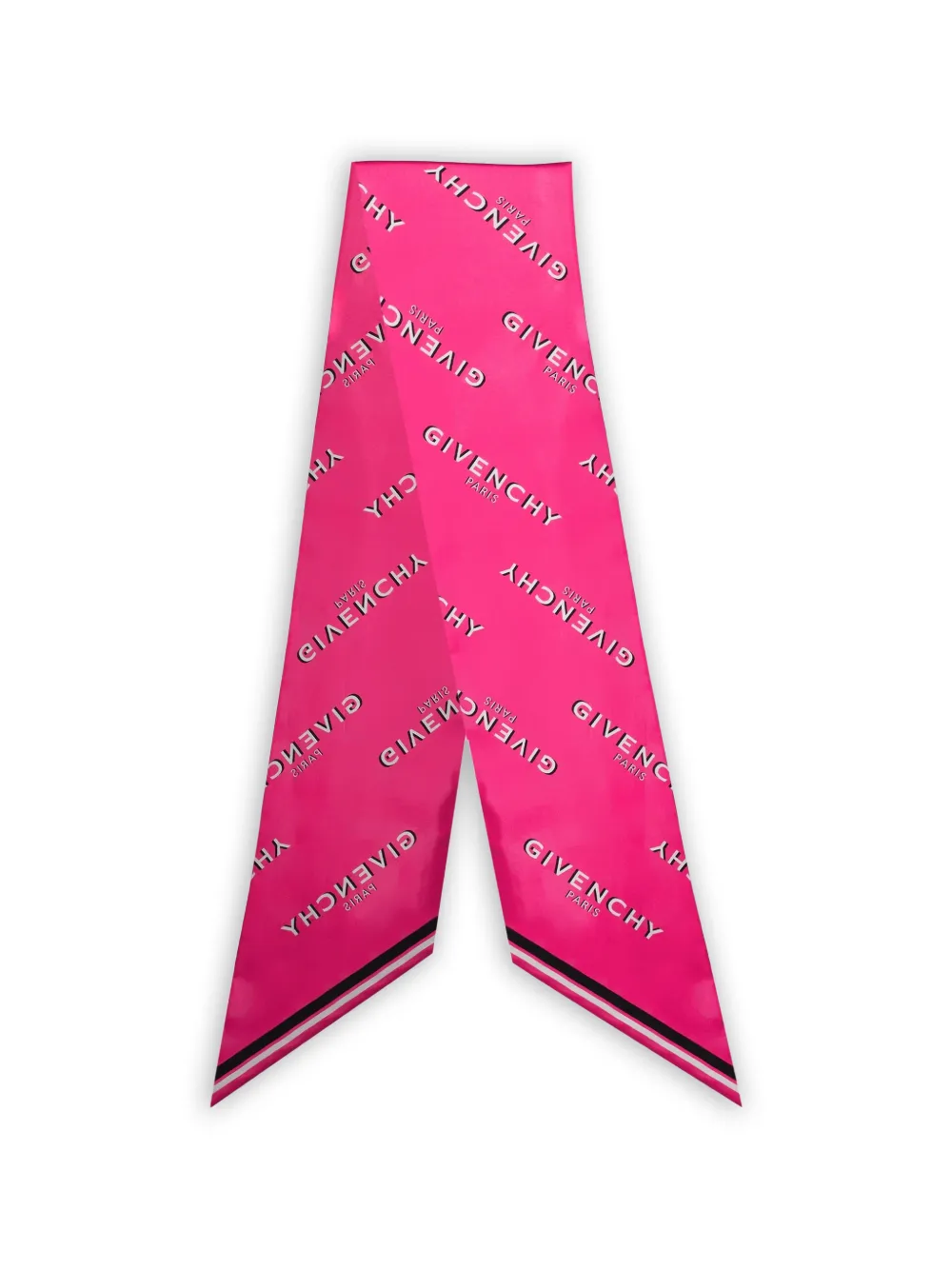 Givenchy maxi Shadow logo-print bandeau scarf - Rosa