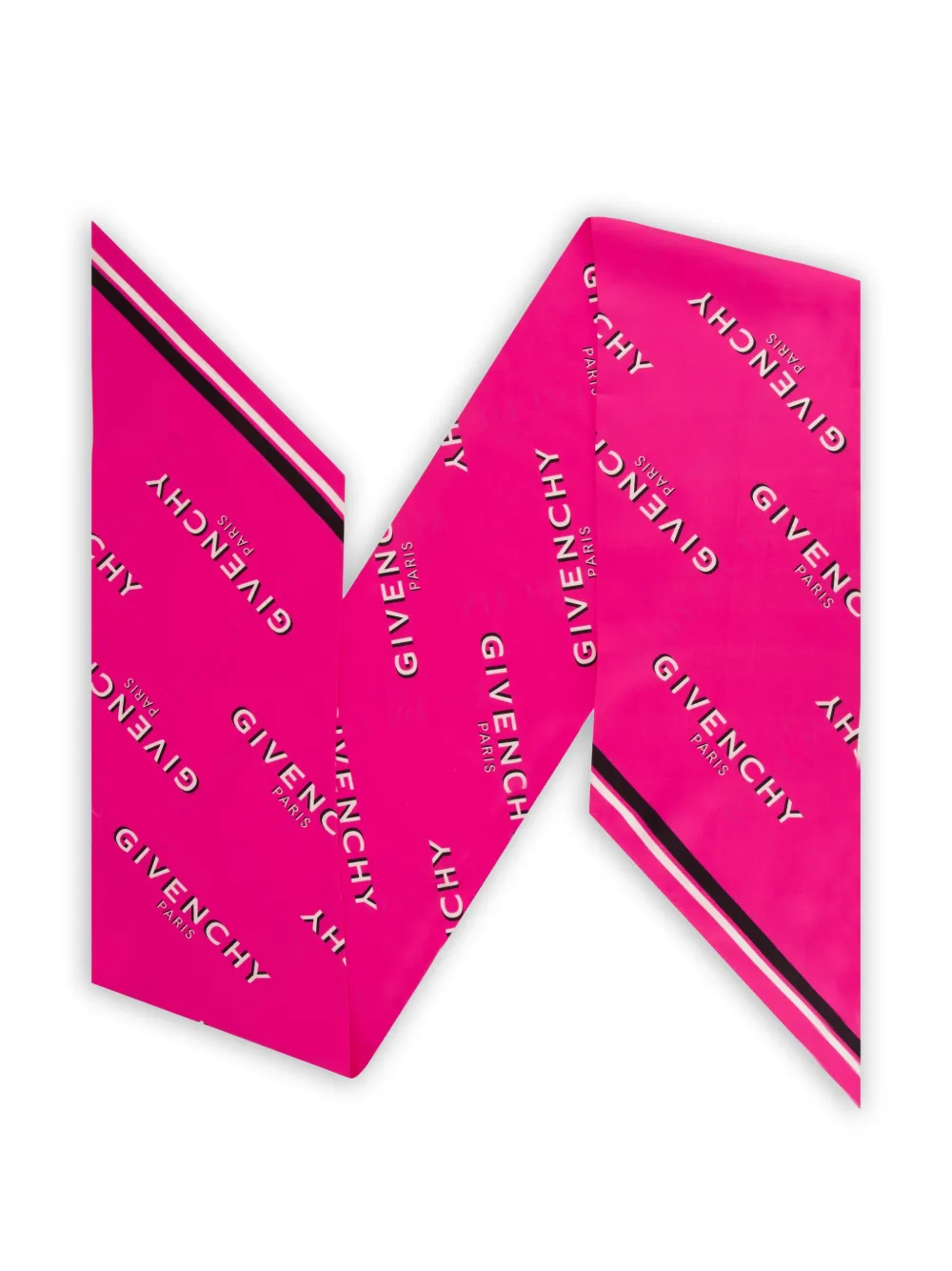 Givenchy Maxi Shadow bandeau sjaal met logoprint Roze