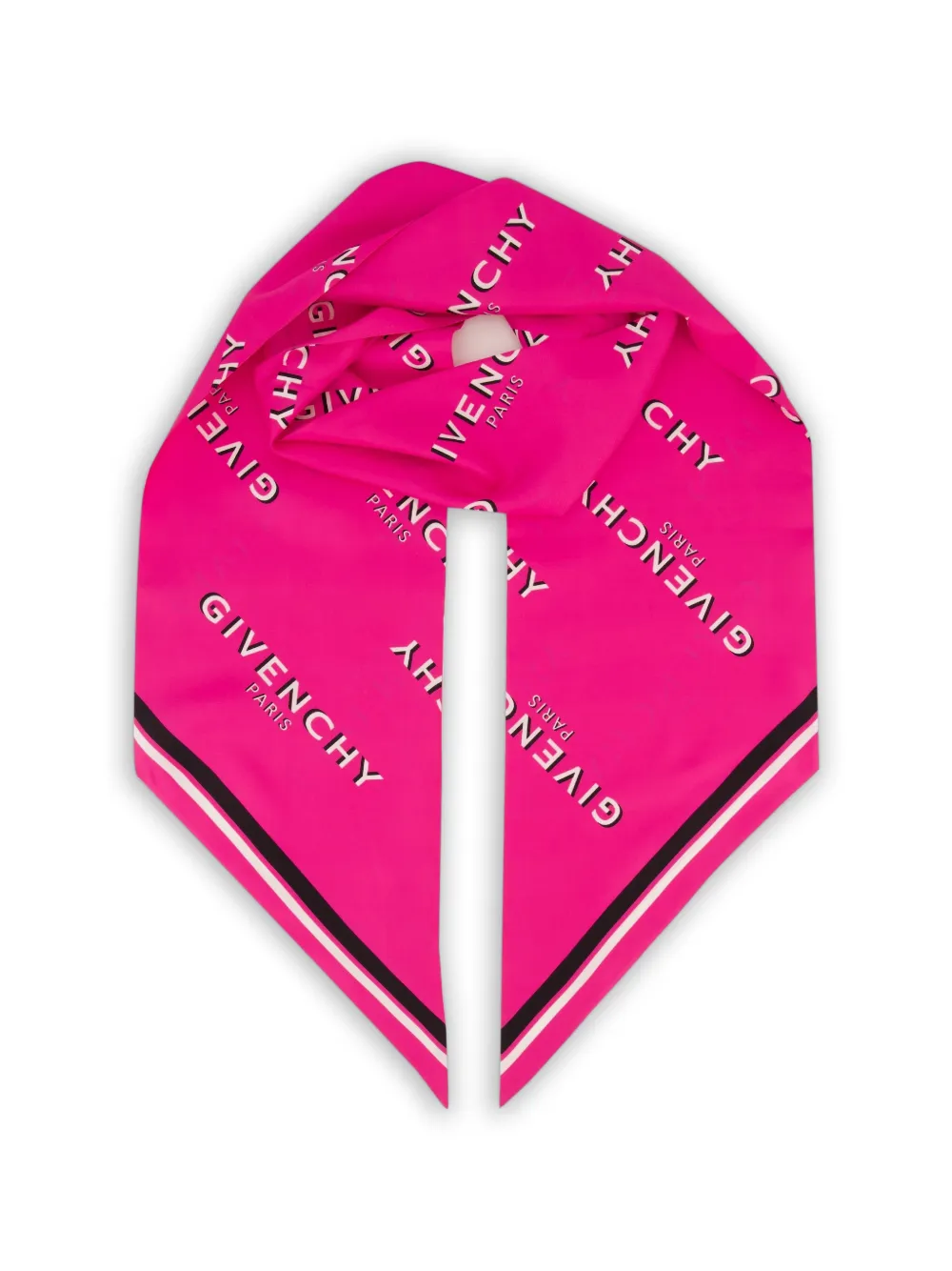 Givenchy Maxi Shadow bandeau sjaal met logoprint Roze