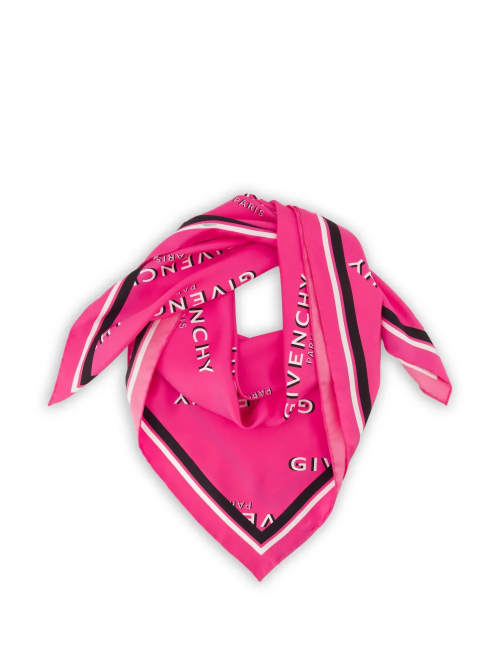 Givenchy Shadow logo-print scarf - Rosa